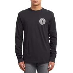 Volcom Volcomsphere Long Sleeve T-Shirt In Black