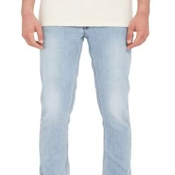 Volcom Vorta Denim Jeans In Heavy Worn Faded