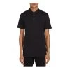 Volcom Wowzer Short Sleeve Polo Shirt In Black
